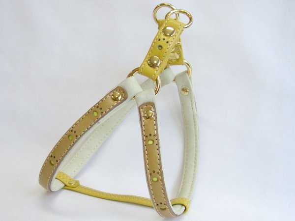 画像3:  [イタリアン] 胴輪・小型犬〜中型犬用（34〜45cm） (3)
